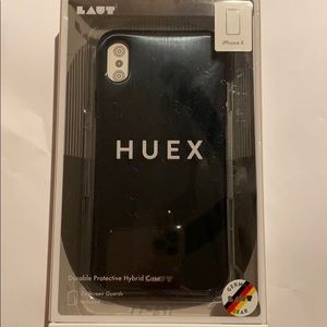 IPhone X case (with 2 screen protectors)
